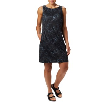 Columbia Chill River Printed, Vestidos Negros Para Mujer | 315826-HNF